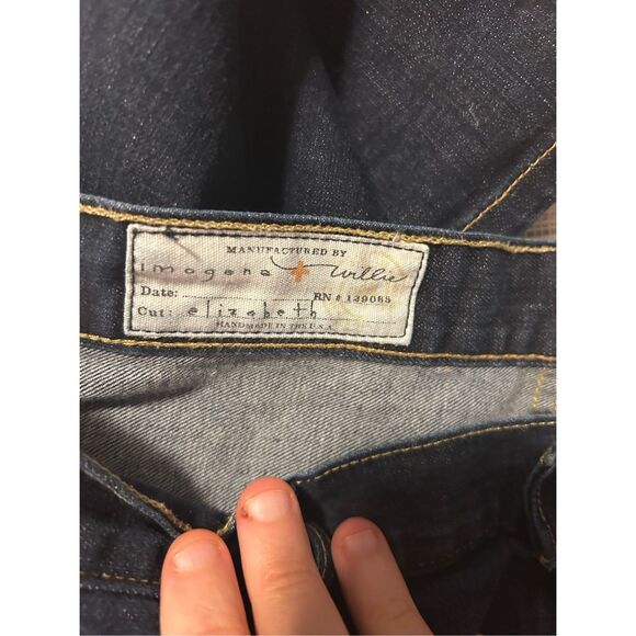 Imogene + Willie Elizabeth indigo jeans 32 see measurements EUC $55 - Picture 6 of 6
